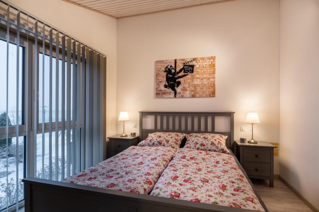 Gemuetliche Ferienwohnung Mit Panoramablick Muttensweiler Eksteriør billede